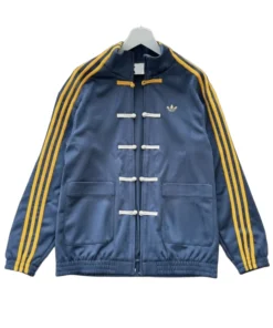 CNY Blue Jacket With Yellow Stripes