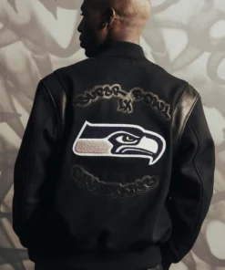 Fanatics x APEXER Black Seattle Seahawks Super Bowl LX Champions Jacket