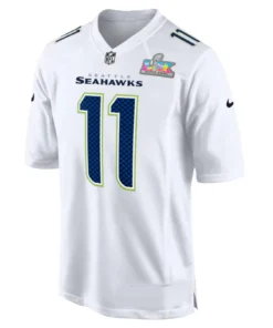 Seattle Seahawks Jaxon Smith-Njigba White Super Bowl LX Jersey