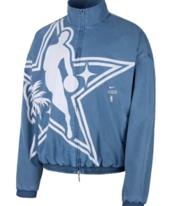 NBA All Star Game 2026 On Court Game Blue Jacket