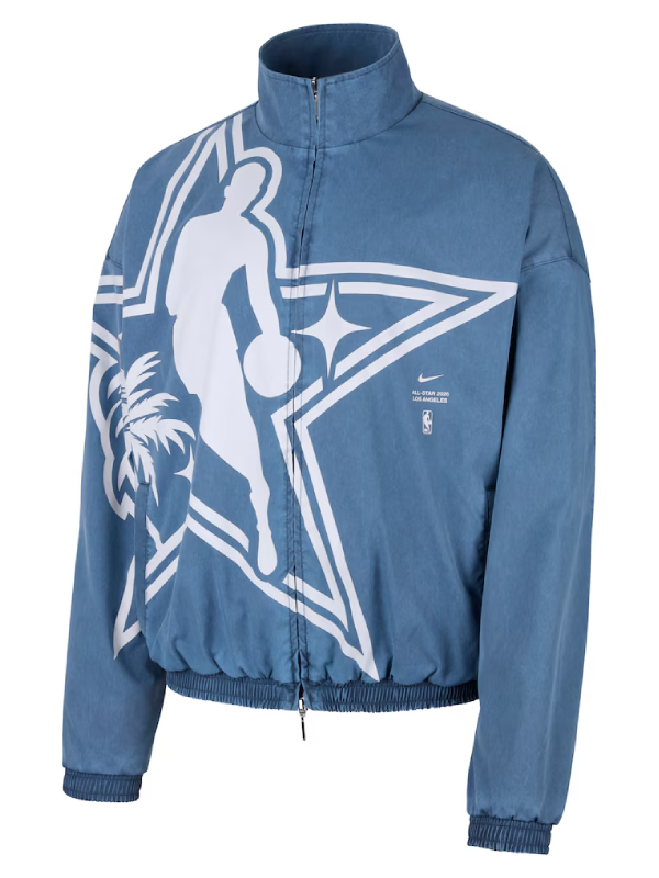 NBA All Star Game 2026 On Court Game Blue Jacket