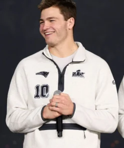 New England Patriots Drake Maye Super Bowl LX Opening Night Sweatshirt