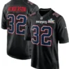 New England Patriots TreVeyon Henderson Black Super Bowl LX Jersey