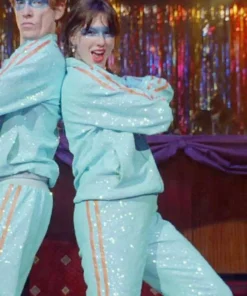 Opalite Music Video Taylor Swift Sequin Light Blue Tracksuit