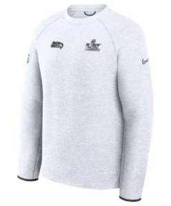 Opening Night Seattle Seahawks Super Bowl LX Gray Sweatshirt