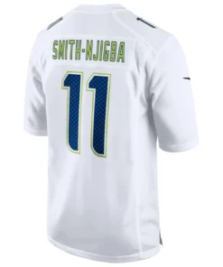 Seattle Seahawks Jaxon Smith-Njigba White Super Bowl LX Jersey