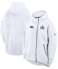 Seattle Seahawks Super Bowl LX Opening Night Gray Hoodie