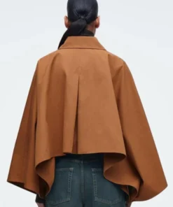 Sherry Cola Shrinking Season 3 Oversized Cropped Coat Cape