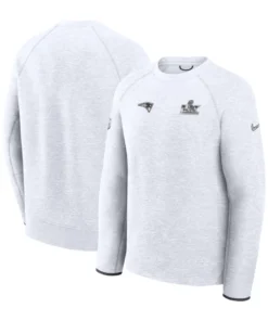 Super Bowl LX New England Patriots Opening Night Gray Sweatshirt