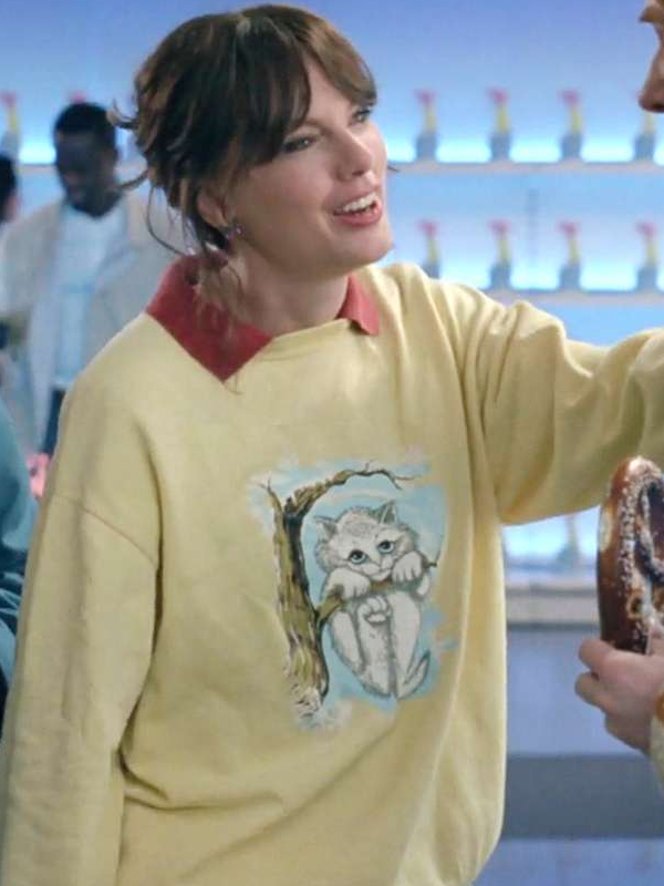 Taylor Swift Opalite Music Video Cat Sweatshirt