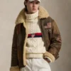 Team USA Shearling Brown Jacket