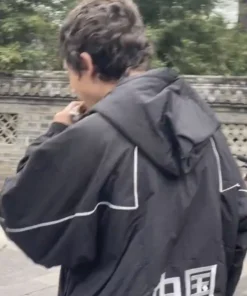 Black Chinese Marty Supreme Jacket