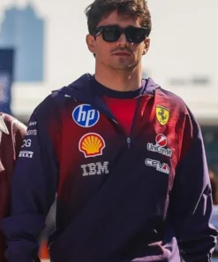 Charles Leclerc F1 Grand Prix Of China Half Zipper Hoodie