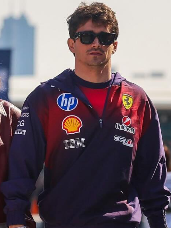 Charles Leclerc F1 Grand Prix Of China Half Zipper Hoodie