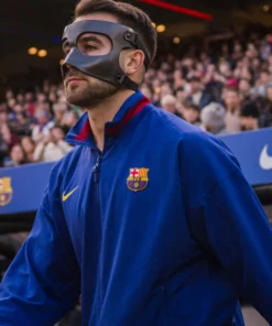 FC Barcelona Home Anthem Blue Jacket