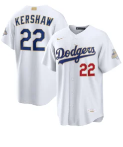 Los Angeles Dodgers Clayton Kershaw White 2026 Jersey