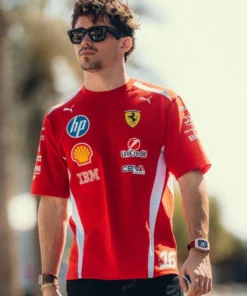 Scuderia Ferrari Charles Leclerc Puma 2026 T-Shirt