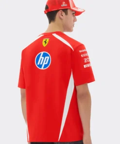 Scuderia Ferrari Charles Leclerc Puma Red T-Shirt
