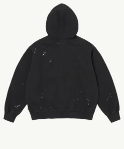 Supreme MM6 Maison Margiela Black Box Logo Zip Up Hooded Sweatshirt