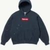 Supreme MM6 Maison Margiela Box Logo Zip Up Hooded Sweatshirt