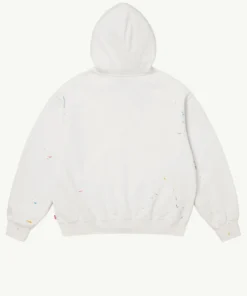 Supreme MM6 Maison Margiela White Box Logo Zip Up Hooded Sweatshirt
