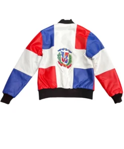 Team Dominican Republic Full-Zip Leather Jacket