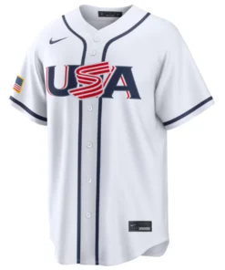 USA Baseball White Bryce Harper 2026 World Baseball Classic Jersey