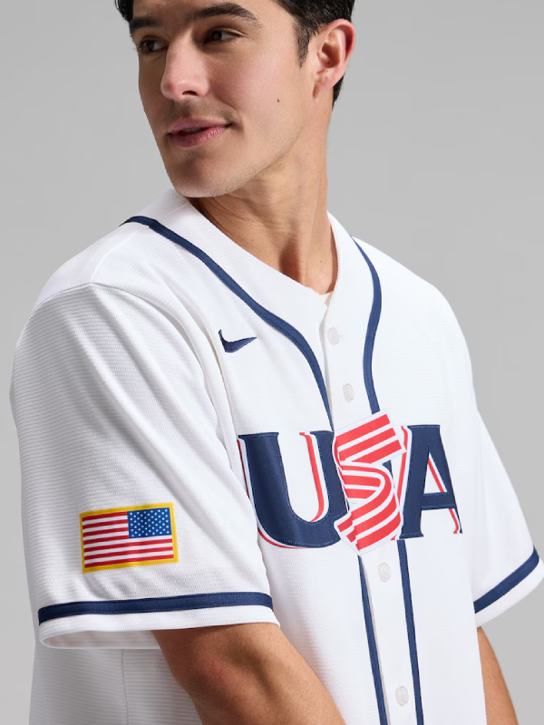 USA Baseball White World Baseball 2026 Classic Jersey