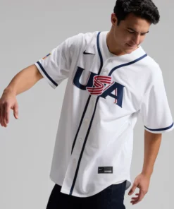 USA Baseball White World Baseball Classic 2026 Jersey