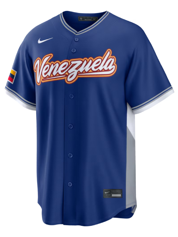 Venezuela Baseball Blue 2026 World Baseball Classic Jersey