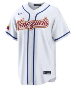 Venezuela Baseball White 2026 World Baseball Classic Jersey
