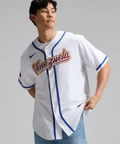 Venezuela Baseball White World Baseball Classic 2026 Jersey