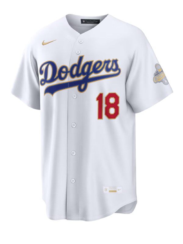 Yoshinobu Yamamoto Los Angeles Dodgers 2026 White Jersey