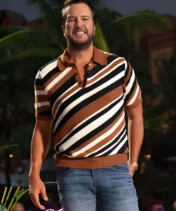 American Idol S24 Luke Bryan Knitted Polo Shirt