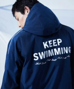 BTS Blue Zipper Keep Swimming Jacket