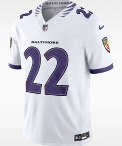Baltimore Ravens Derrick Henry 2026 White Jersey