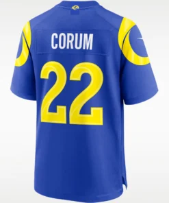 Blake Corum Los Angeles Rams 2026 Nike Team Game Player Jersey