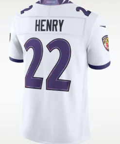 Derrick Henry Baltimore Ravens Nike 2026 White Jersey