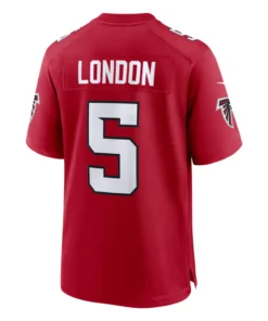 Drake London Atlanta Falcons 2026 Red Game Jersey