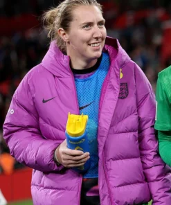 England Lionesses Puffer Purple Jacket