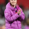 England Lionesses Purple Puffer Jacket