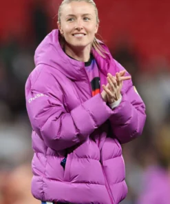 England Lionesses Purple Puffer Jacket