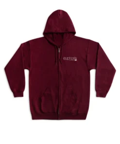 Euphoria S03 Rue Maroon Zip Hoodie