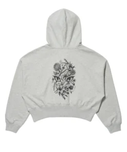 GAP x KATSEYE Yoonchae Full Zip Gray Hoodie