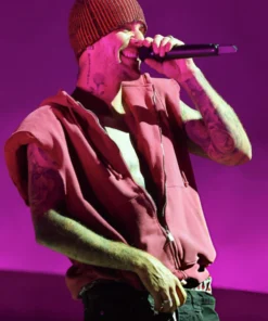 Justin Bieber Coachella Newport 2026 Sleeveless Hoodie