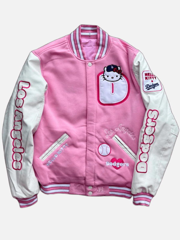 LA x Hello Kitty Pink Bomber Jacket
