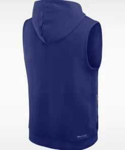 Los Angeles Dodgers Blue Standard Issue Sleeveless Hoodie