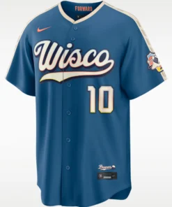 Sal Frelick Milwaukee Brewers 2026 City Connect Jersey