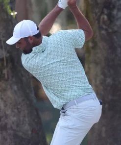 Scottie Scheffler RBC Heritage 2026 Green Polo Shirt