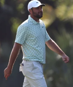 Scottie Scheffler RBC Heritage Green Polo 2026 Shirt